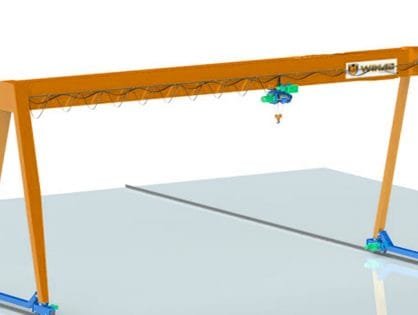 Single Girder Gantry Crane Manufacturing